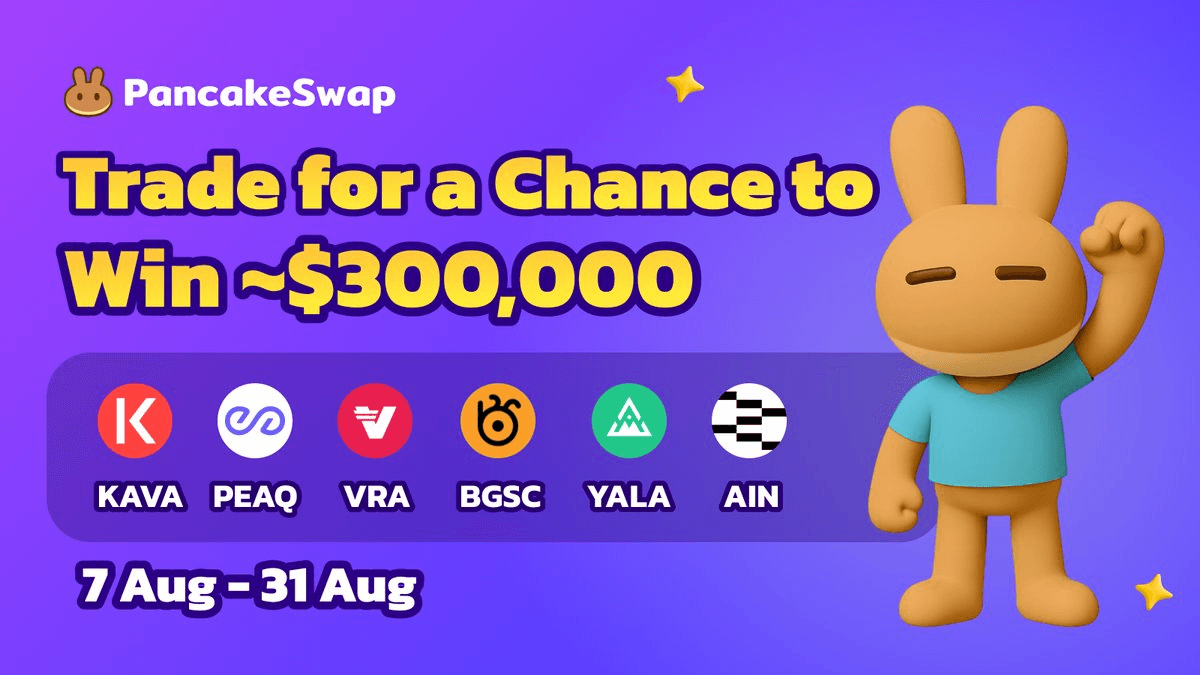 PancakeSwap Launches New Trading Competition with $300K Prize Pool