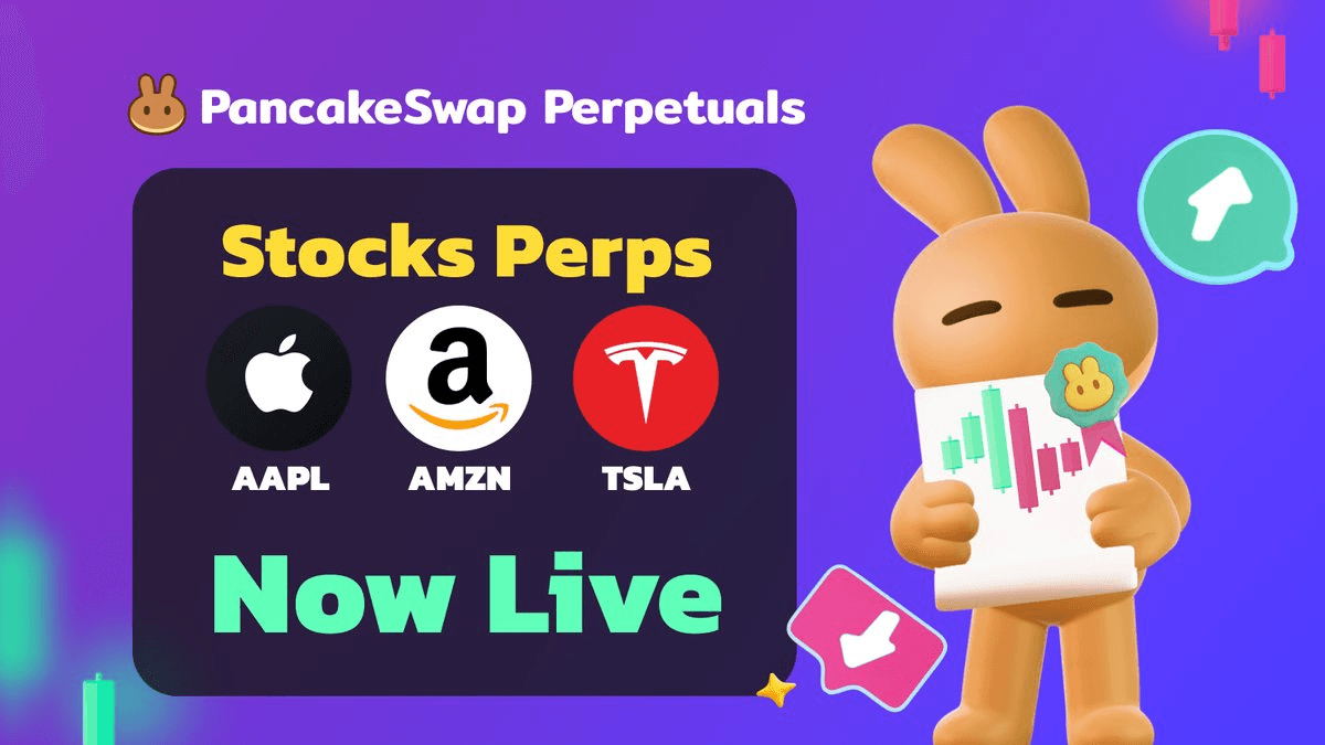 PancakeSwap Adds Stock Perpetuals & Concludes Trading Competition