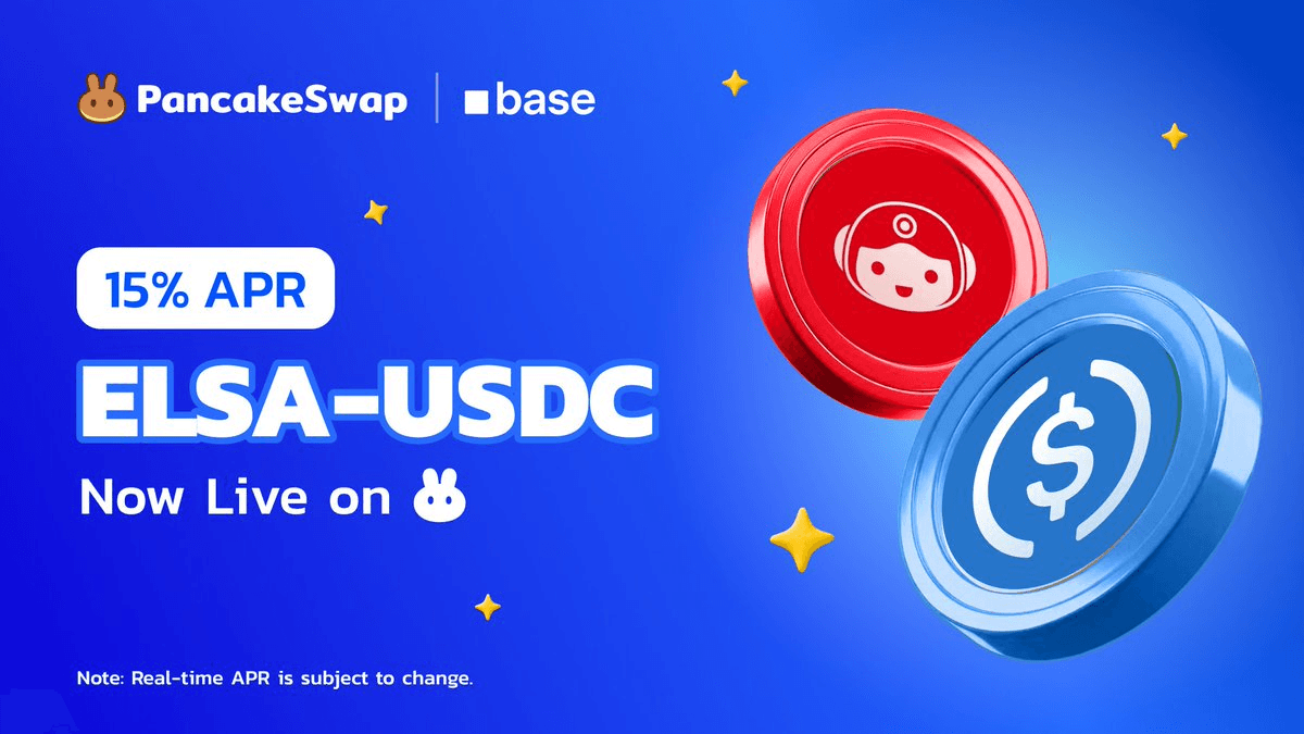PancakeSwap Adds ELSA Trading and Liquidity Pools with CAKE Rewards