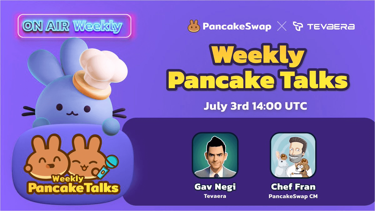 PancakeSwap Hosts Live Gaming Discussion with Tevaera