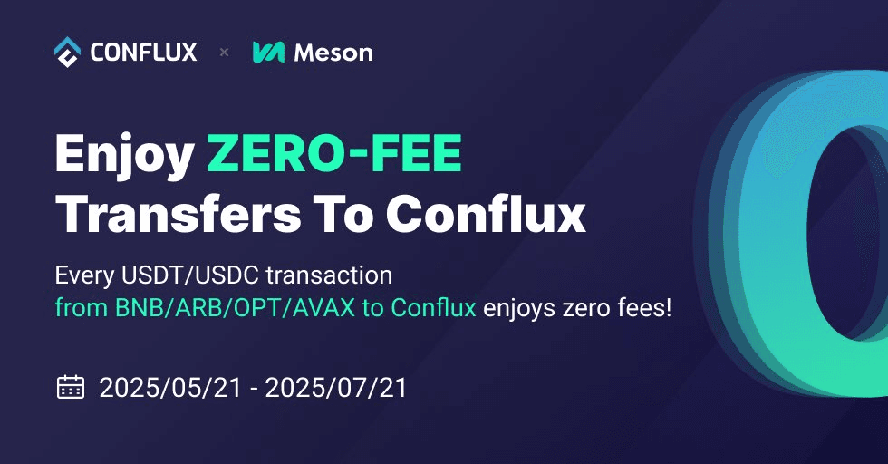 Meson Finance Launches Zero-Fee Campaign for Conflux Network Bridges