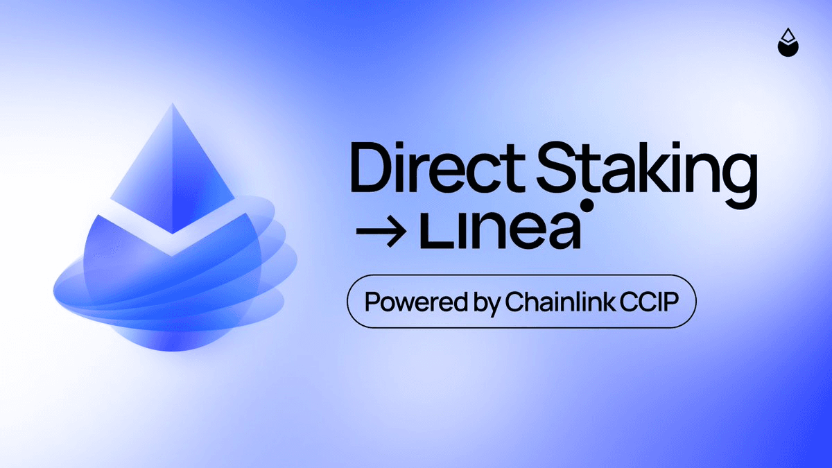 馃敆 Lido Launches Direct ETH Staking on Linea via Chainlink CCIP
