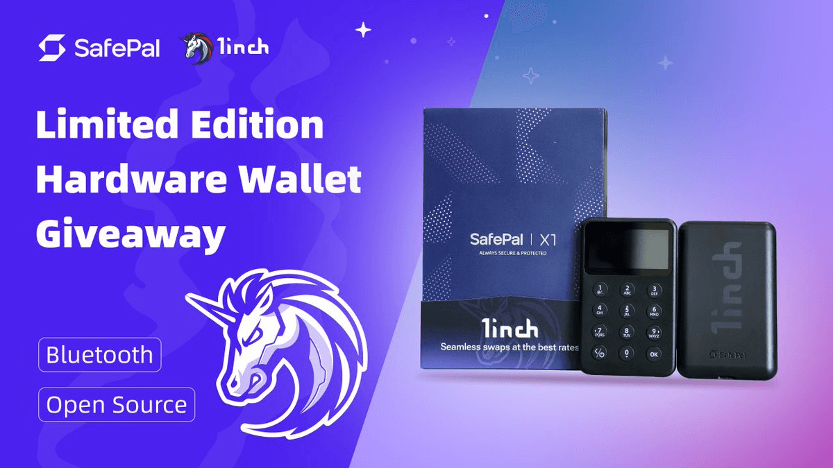 SafePal Partners with 1inch for Limited Edition Hardware Wallets