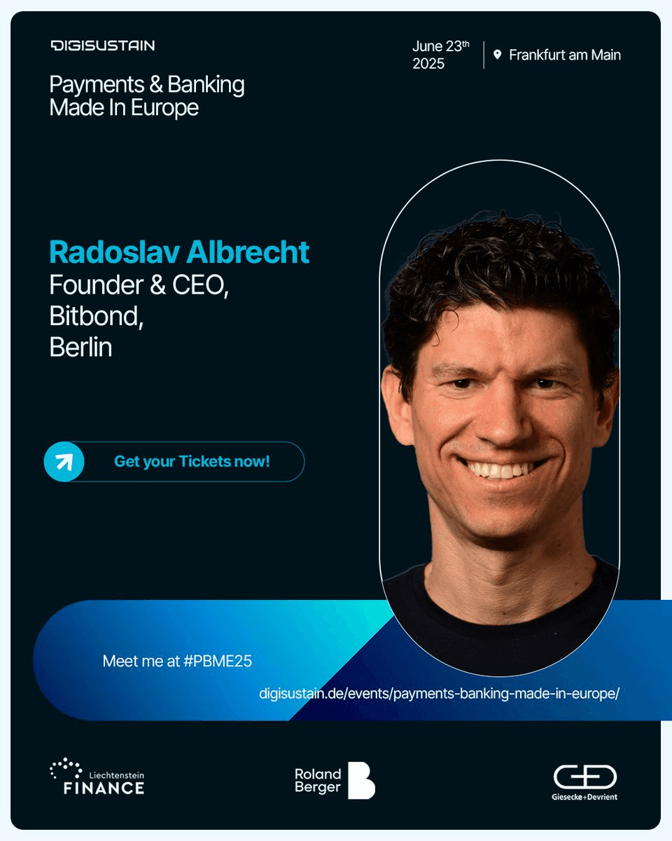 Radko Albrecht to Speak at International Bankers Forum on Digital Euro