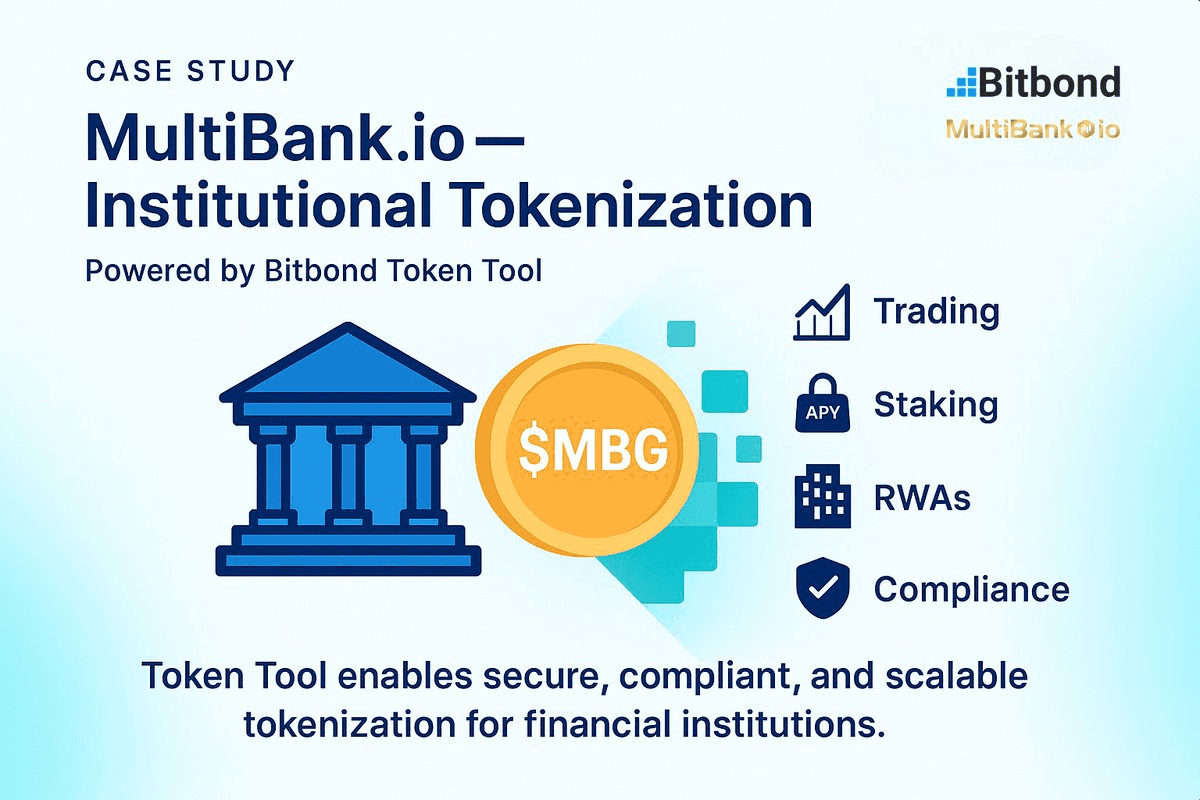 MultiBank Partners with Bitbond for $MBG Token Launch Using TokenTool Platform
