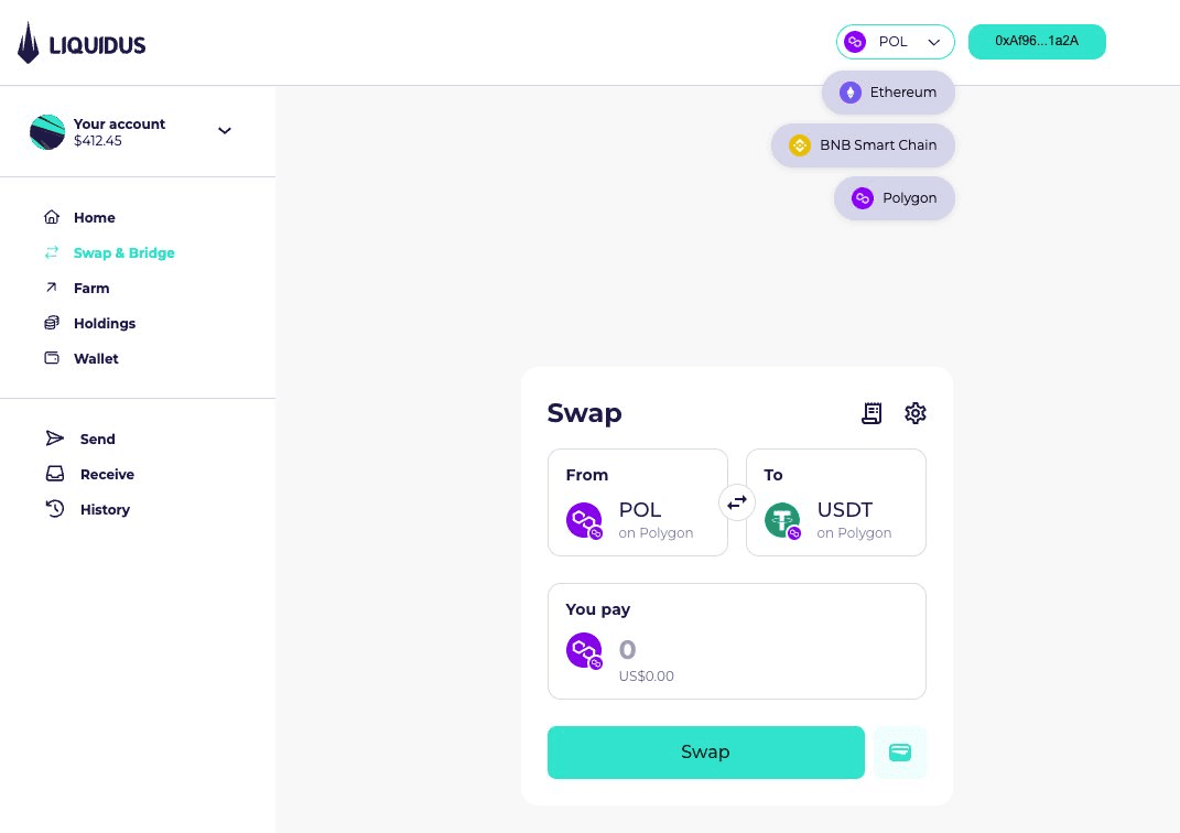 Polygon Network Goes Live on Liquidus Platform