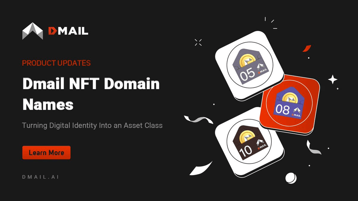 Dmail Launches NFT Domain Marketplace for Tradeable Digital Identity