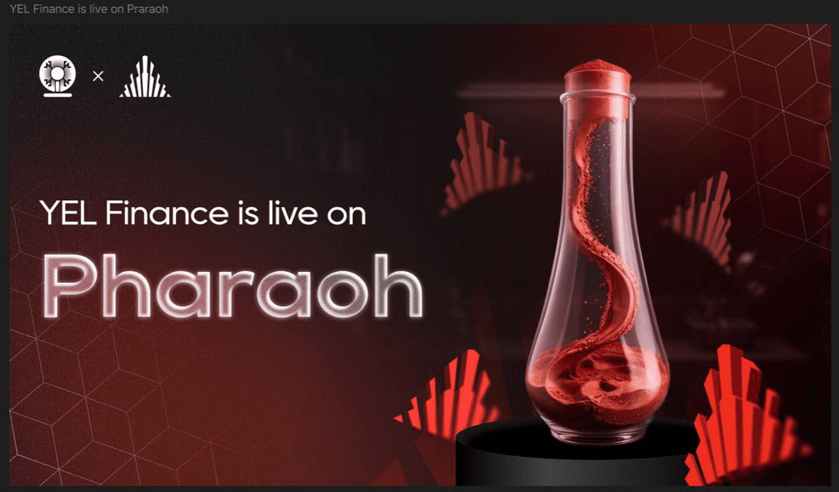 YEL Token Now Trading on Pharaoh Exchange