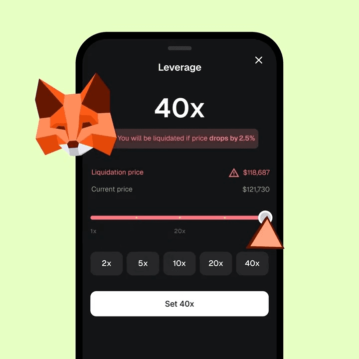 MetaMask Mobile Launches Perpetual Trading with 40x Leverage via Hyperliquid