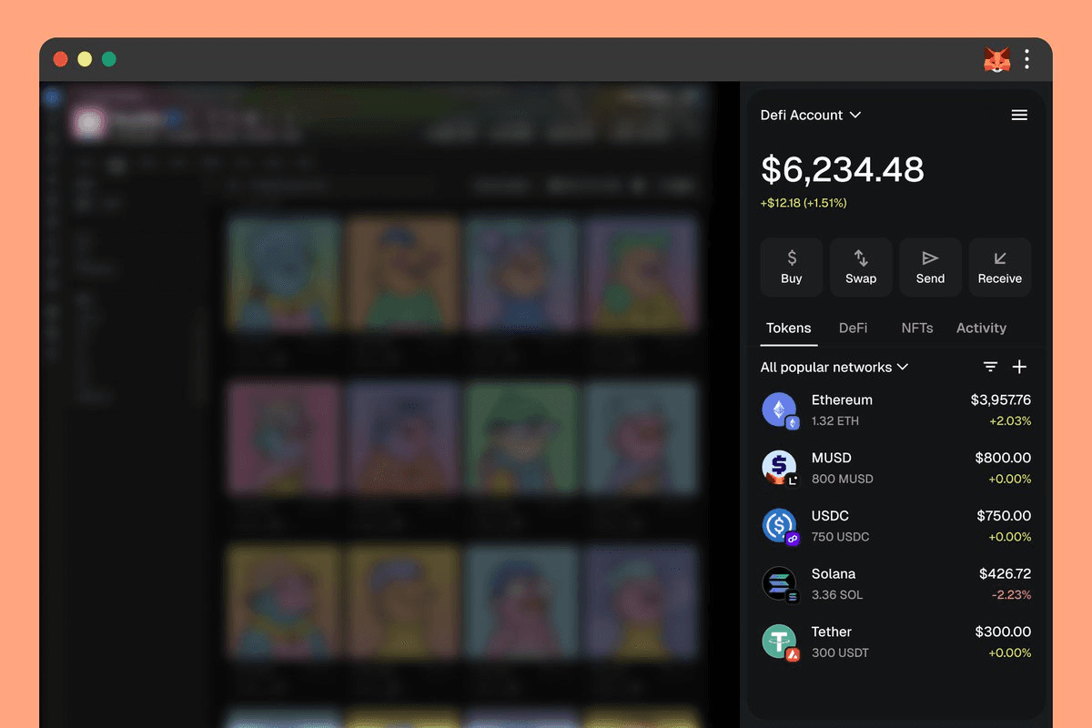 MetaMask Launches Browser Side Panel Feature