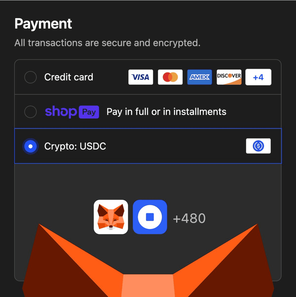 Shopify Integrates USDC Payments via MetaMask