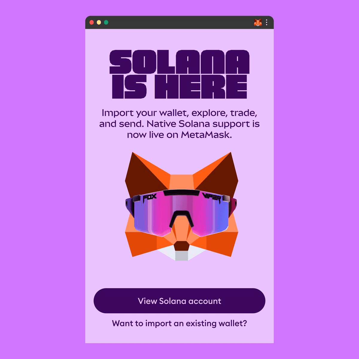 MetaMask Adds Native Solana Support as First Non-EVM Network