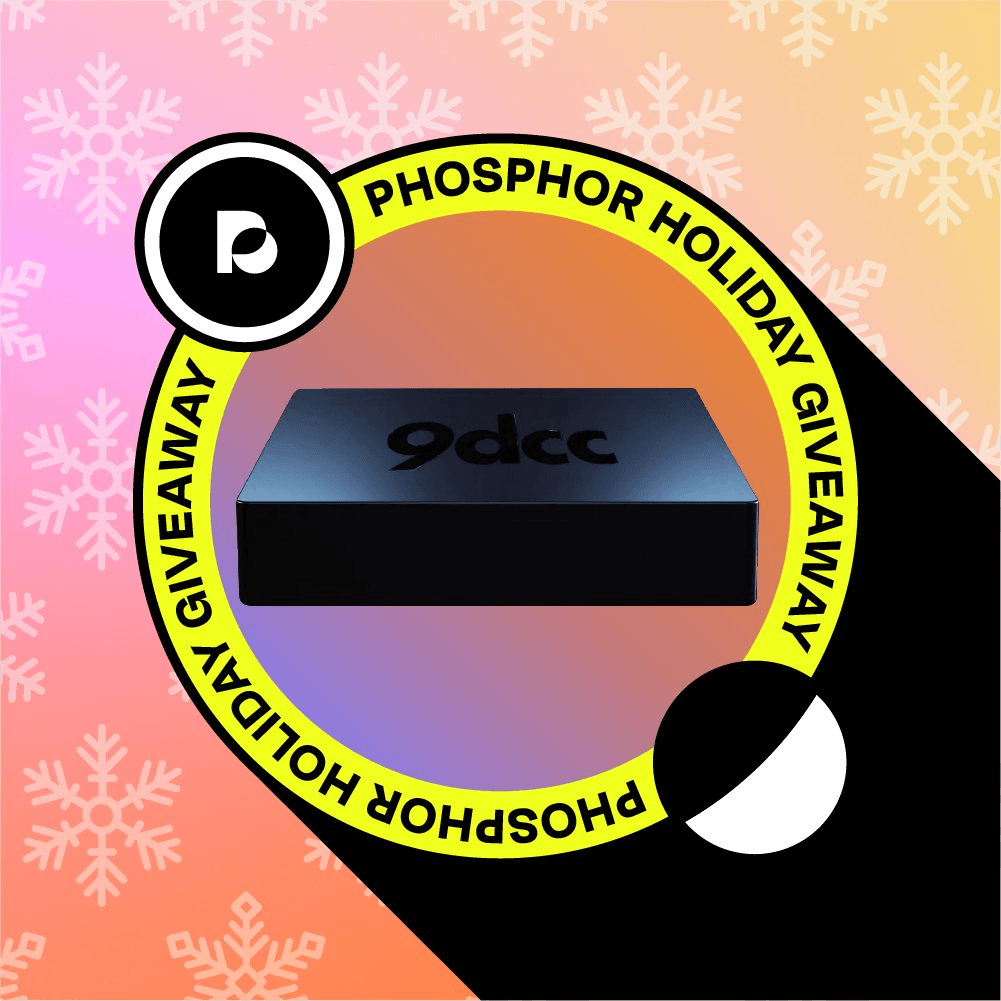 Phosphor xyz Concludes Holiday Calendar with 9dcc Black Box Giveaway