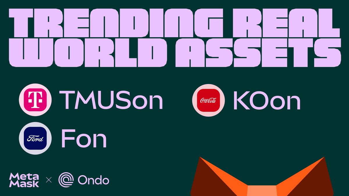 MetaMask Enables Trading of T-Mobile, Ford, and Coca-Cola Stock Prices via Ondo Finance