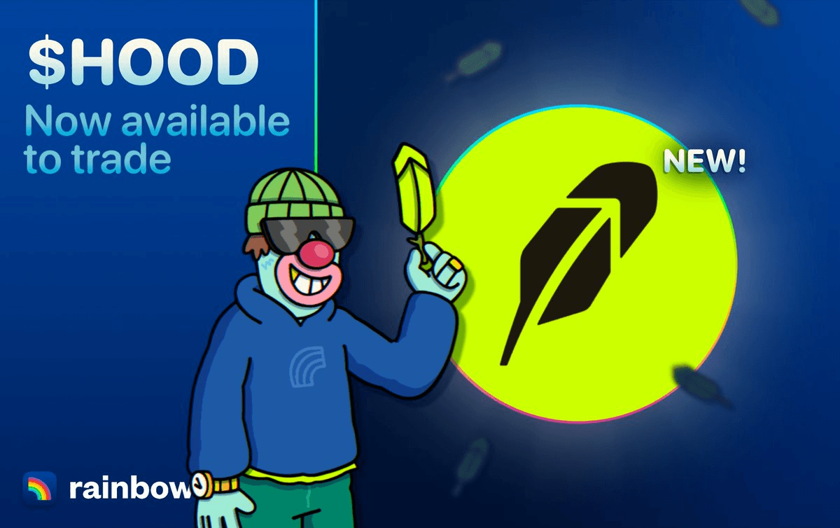 Rainbow Adds 10x Leveraged Trading for Robinhood Stock