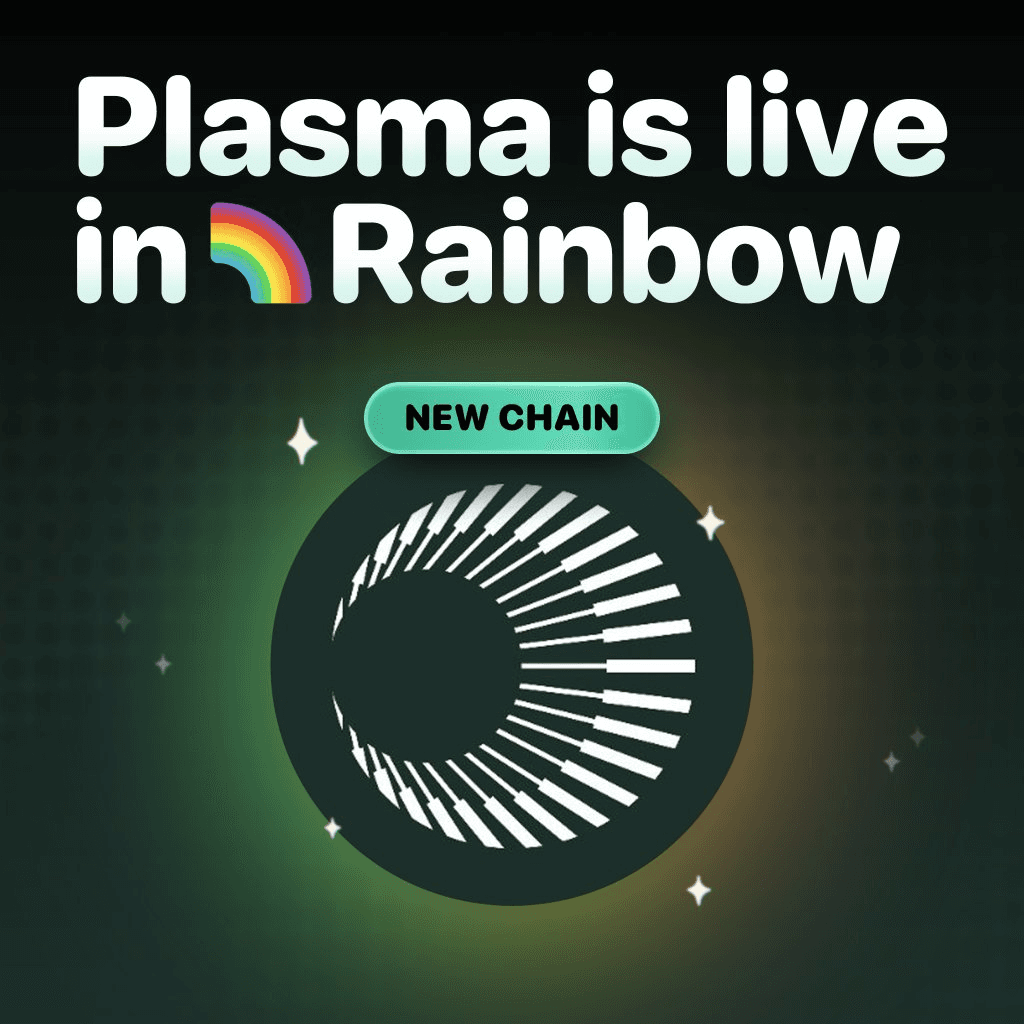 馃寛 Plasma Stablecoin Chain Now Live on Rainbow App