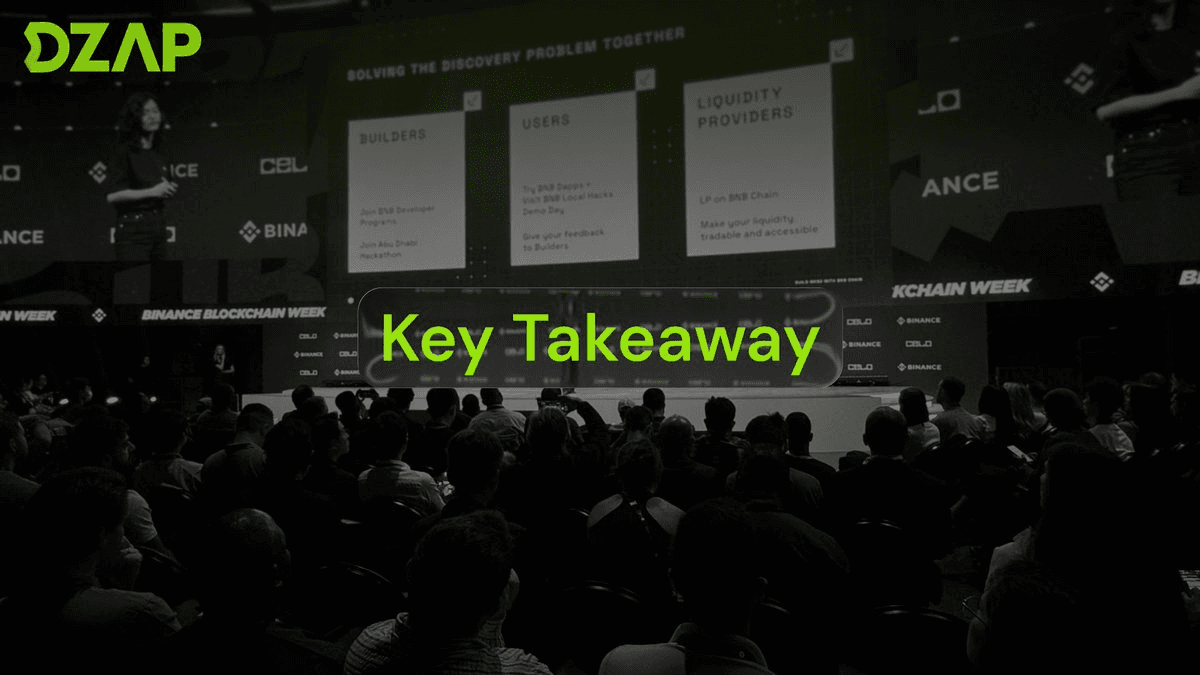 DZap Showcases Unified Liquidity Solution at Binance Blockchain Week