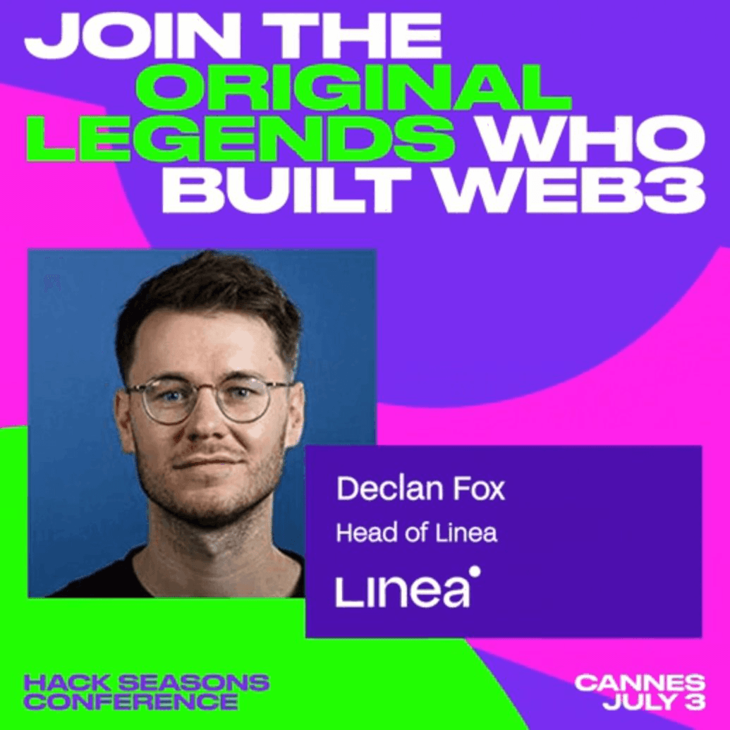 Linea Head to Host Fireside Chat with Ethereum Foundation Director at Hack Seasons