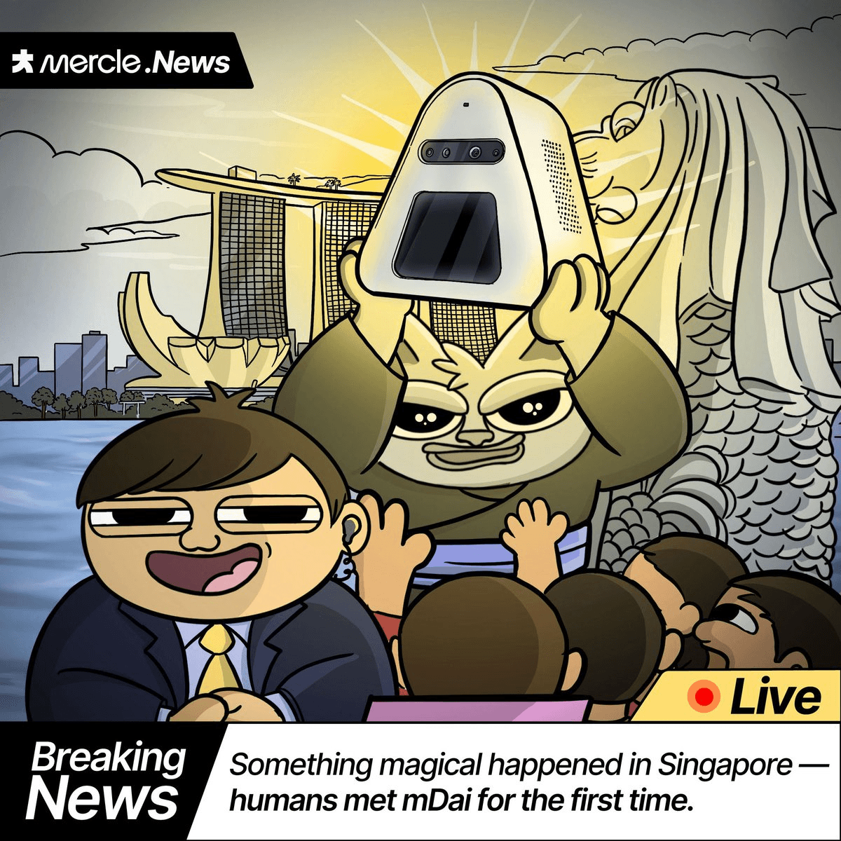 Humans Meet mDai for First Time in Singapore