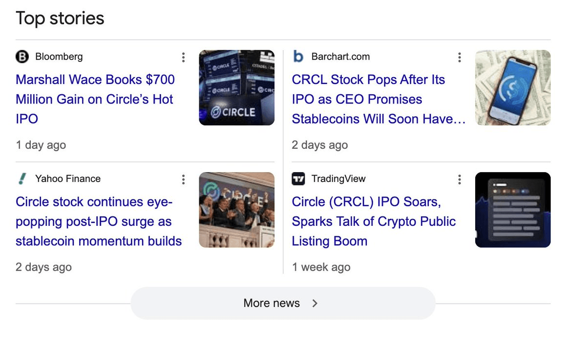 Circle Market Cap Hits $48B After NYSE Debut