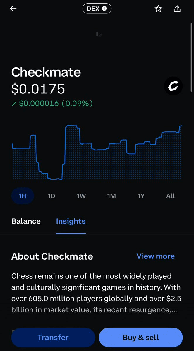 CHECK Token Goes Live on Coinbase for Millions of Users