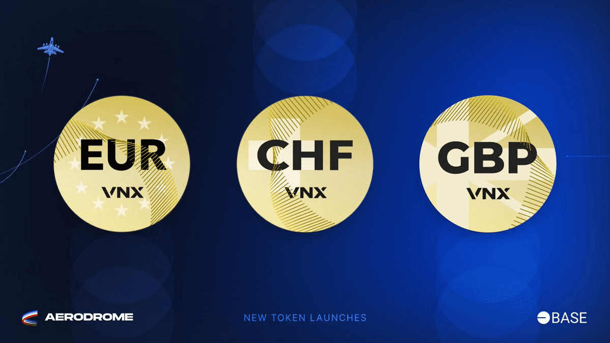 VNX Platform Launches European Stablecoins on Base