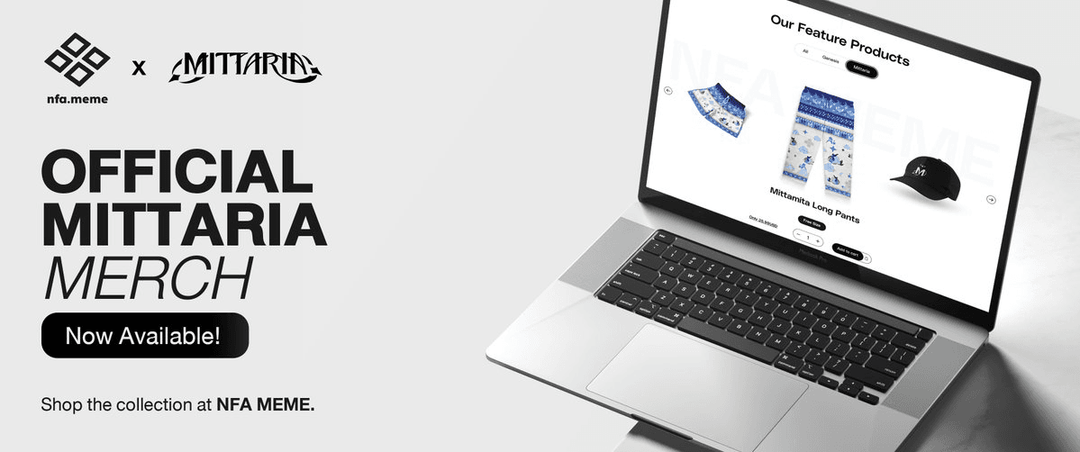 Mittaria Launches Official Merchandise on Multiple Platforms