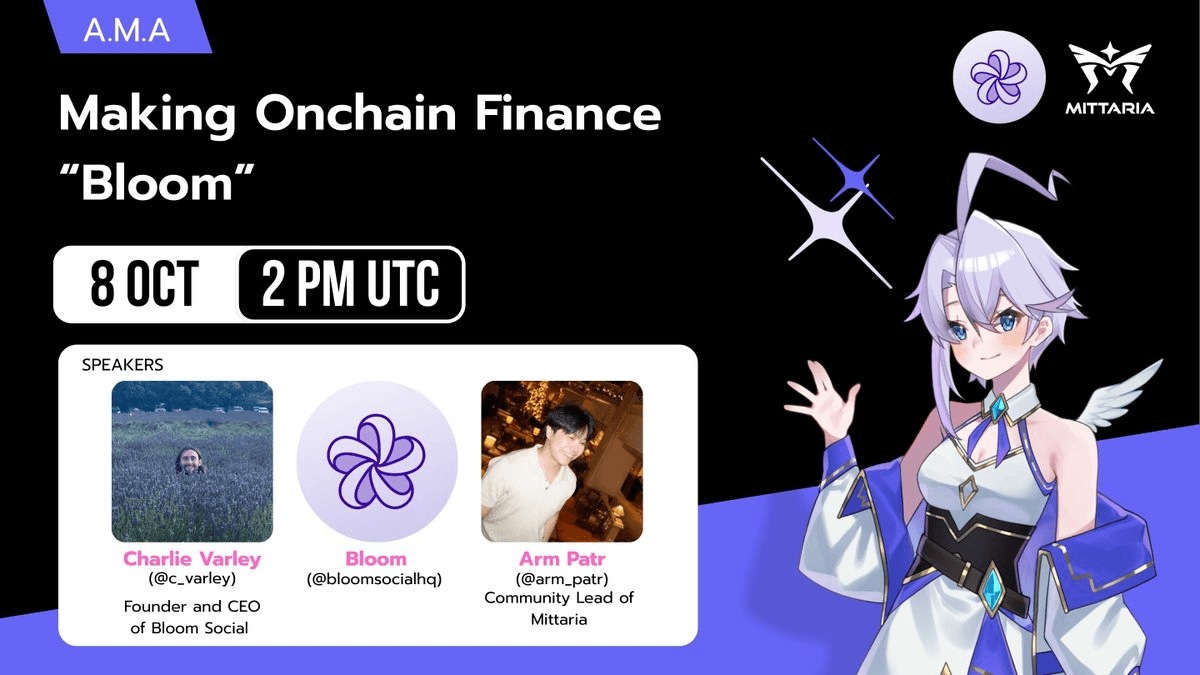 🌸 Bloom AMA Explores Social Copy-Trading