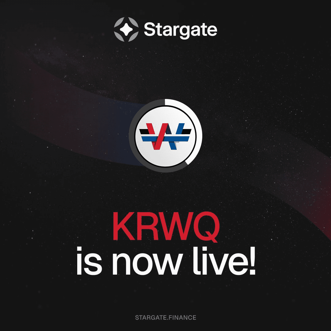 Korean Won Goes Multi-Chain on Stargate Protocol