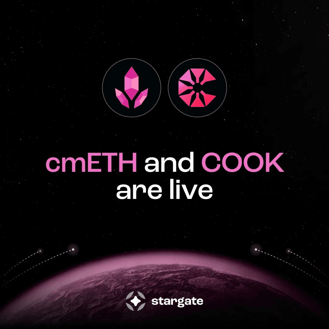 Stargate Adds Support for Mantle's cmETH and COOK Tokens