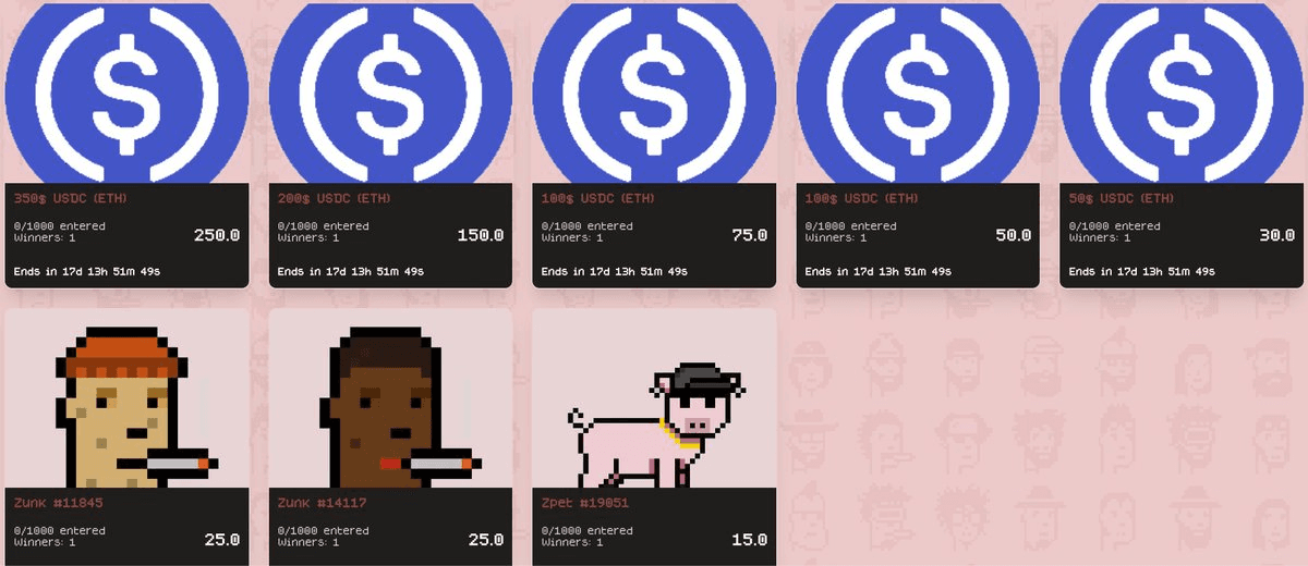 Zunkz Rewards Marketplace Winners Announced