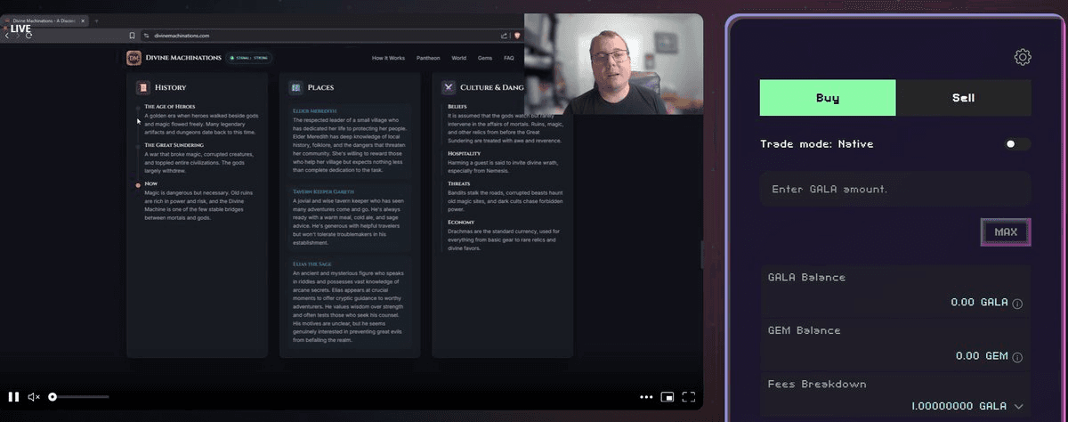 Divine Machinations Creator Goes Live to Reveal Game Updates and Future Plans