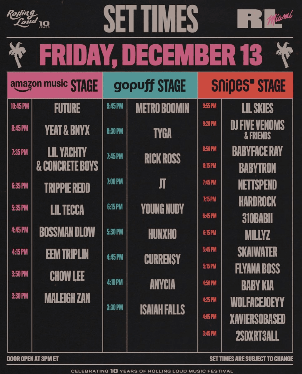 Rolling Loud Partners with Exotic Pop for Festival Experience