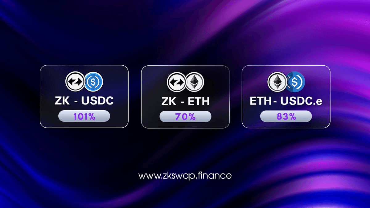 zkSwap Finance Promotes Active Liquidity Migration to Higher Yield Pools
