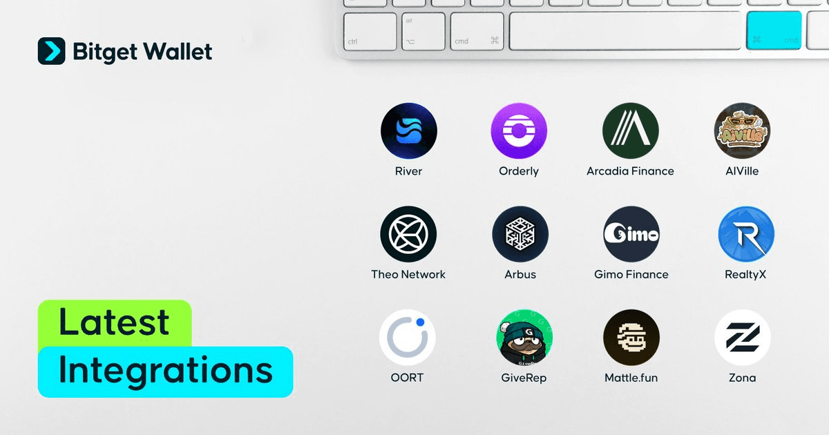 Bitget Wallet Adds 12 New Project Integrations