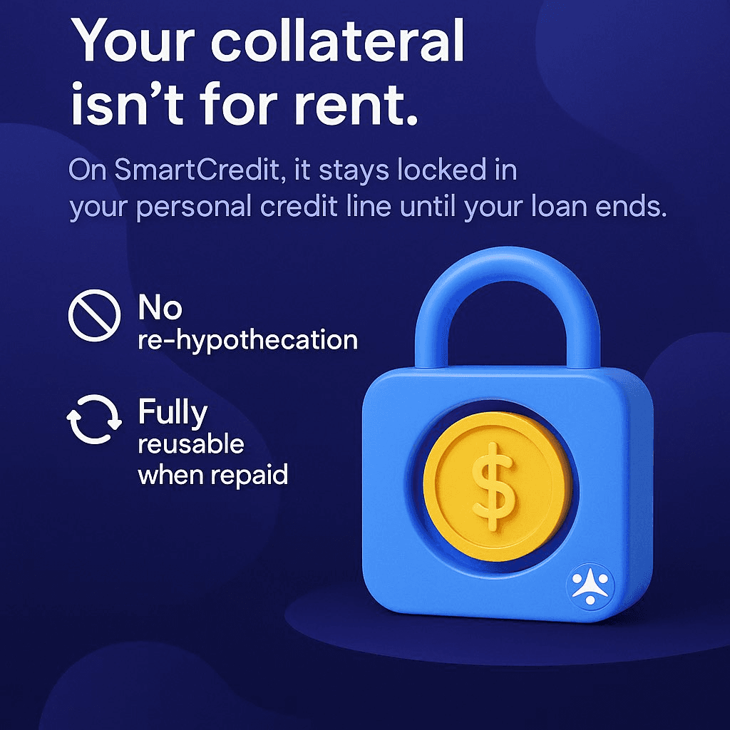 SmartCredit.io Emphasizes Self-Custody and No Re-hypothecation in DeFi Lending