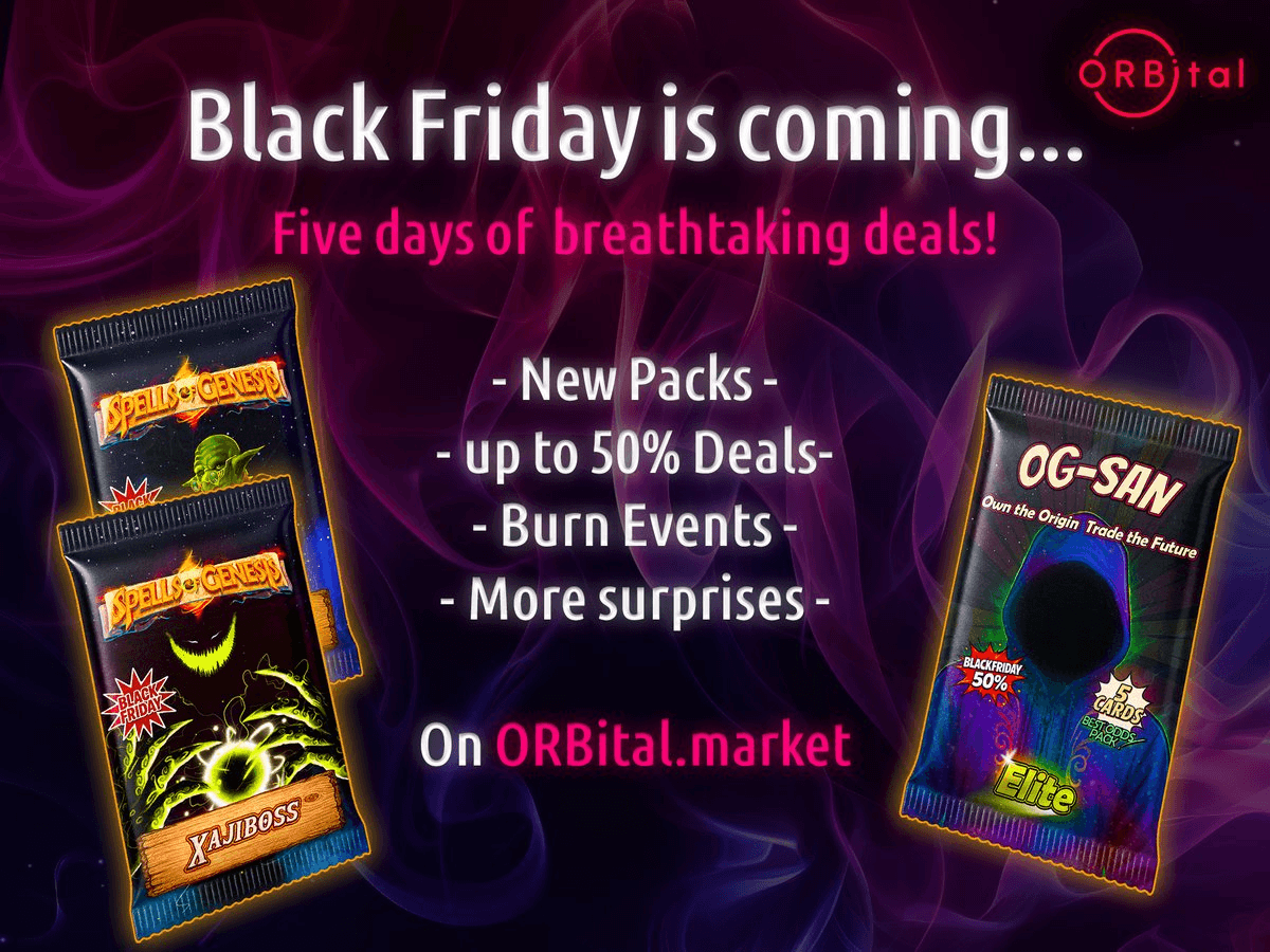 Spells of Genesis Launches Black Friday Sale with 50% Off Booster Packs