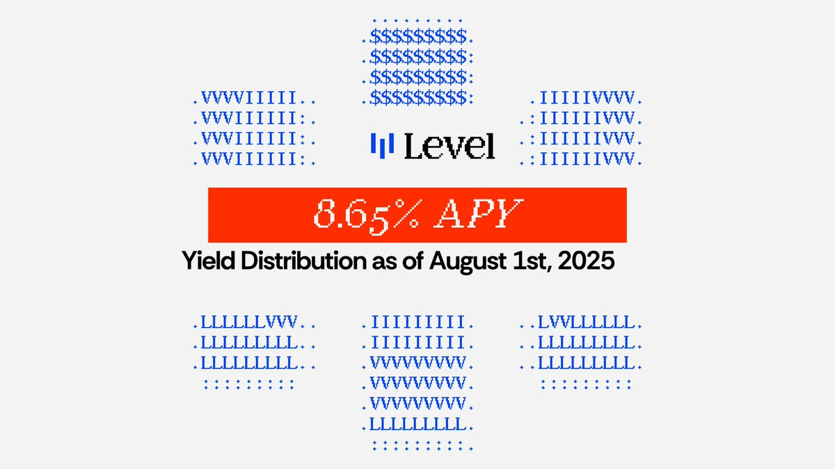 LevelUSD Maintains Stable 8.15% Average APY Over 3 Months