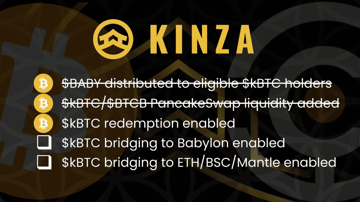 Kinza Finance Enables kBTC Unstaking with Direct BTC Returns