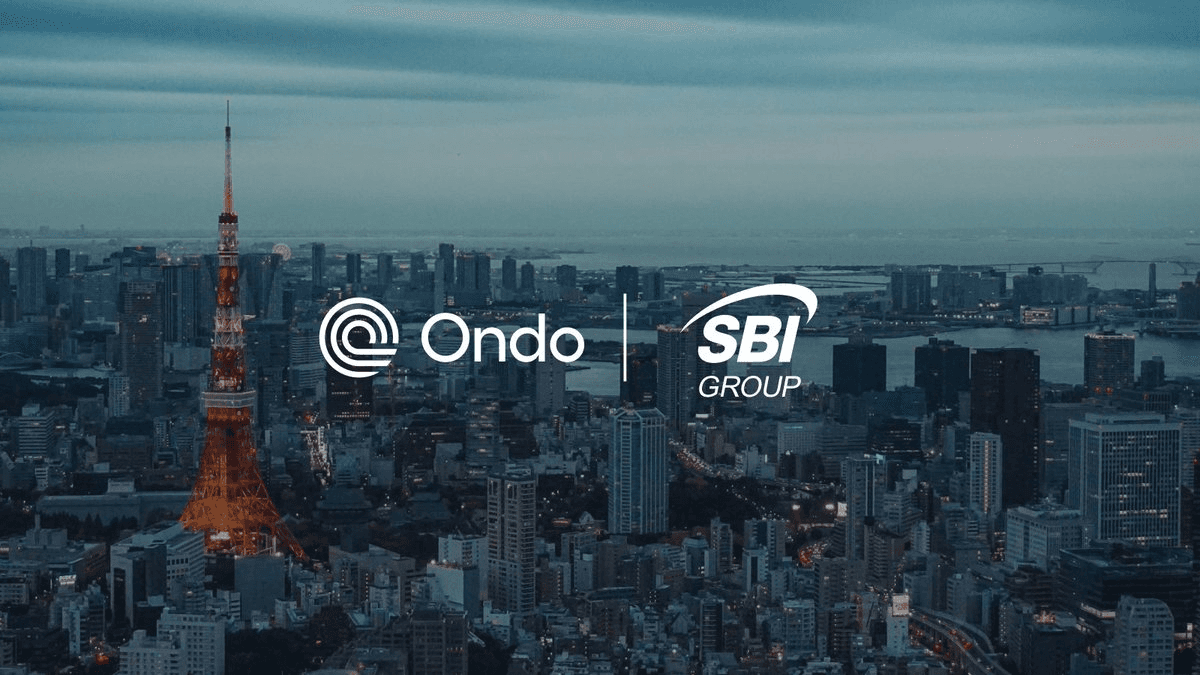 Ondo Finance Partners with SBI Group to Tokenize Japanese Assets