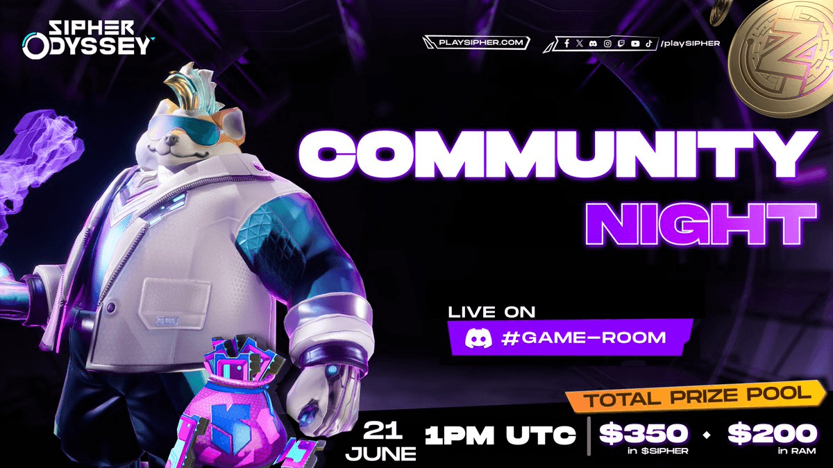 Sipher Game Night Returns with $550 Prize Pool