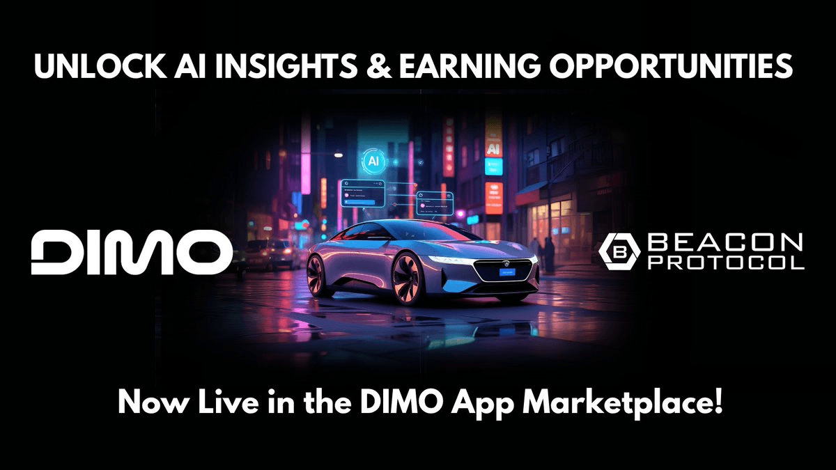 DIMO Launches Beacon Protocol Integration for AI-Powered Driving