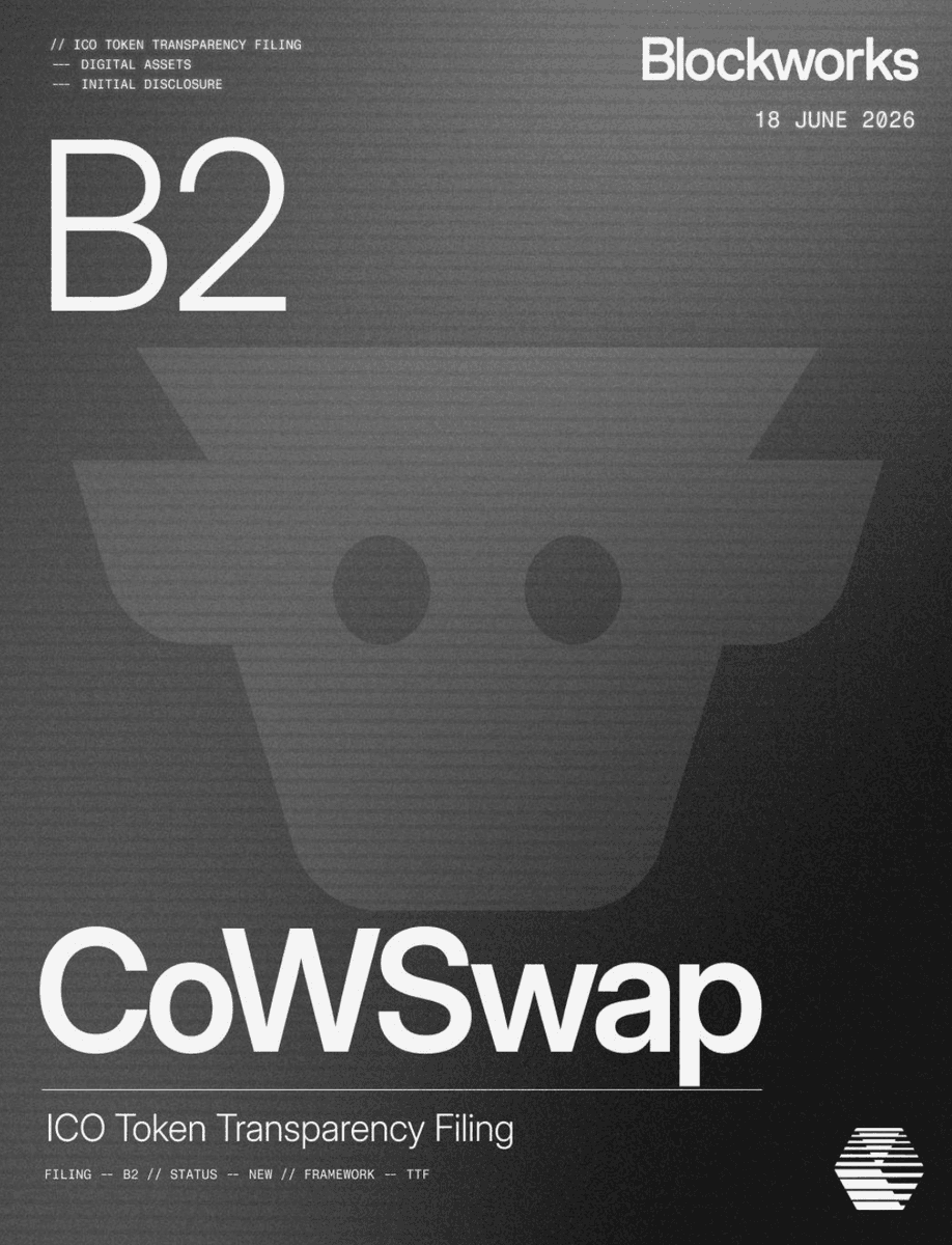 CoW Protocol Publishes Token Transparency Filing with Blockworks