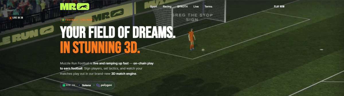 ⚽ Muzzle Run Football Goes Live on Solana Seeker