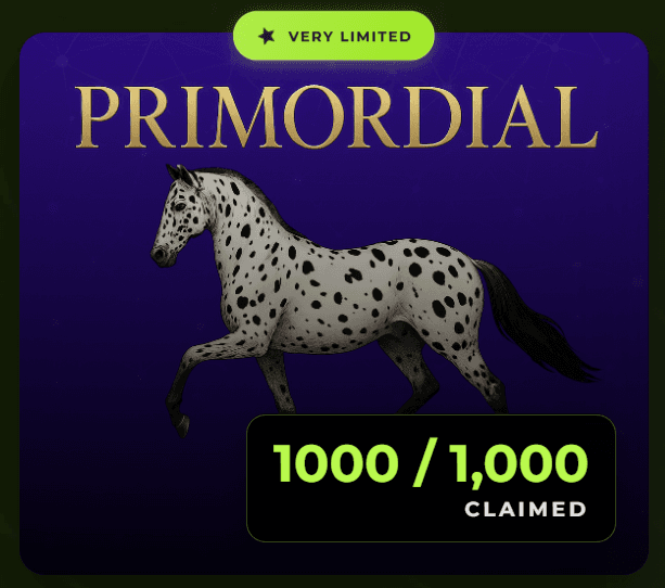 ๐ซ Primordial NFTs Sell Out - Secondary Market Only Option