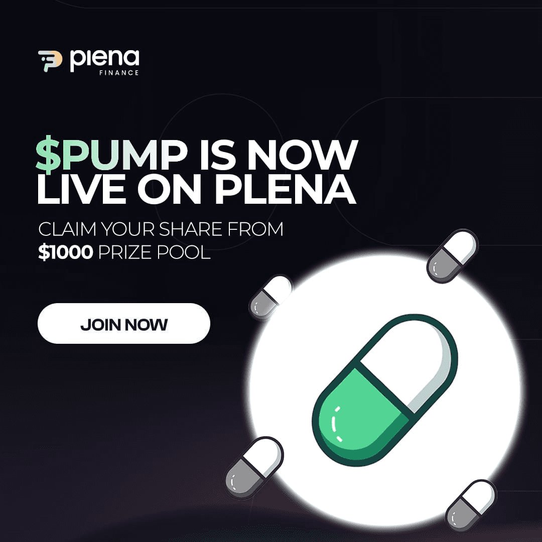 Plena Super App Lists $PUMP Token with Gasless Trading