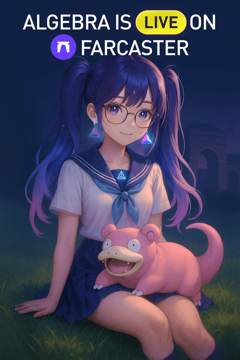 🐢 Algebra DEX Launches on Farcaster