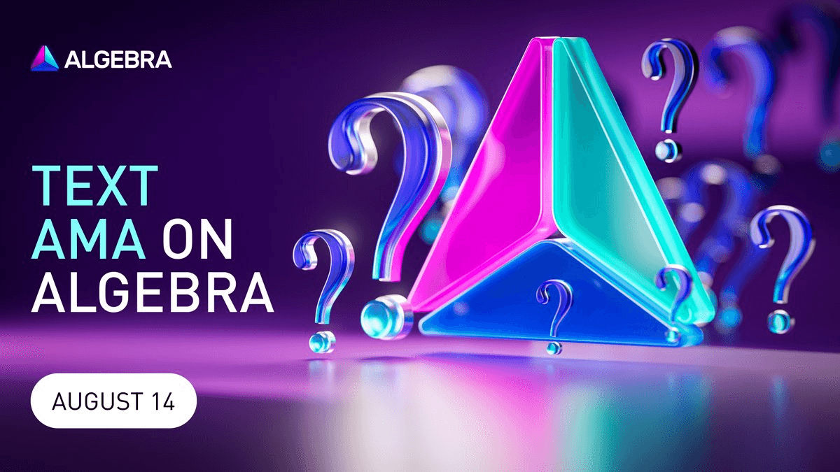 Algebra DEX Announces Community AMA on August 14