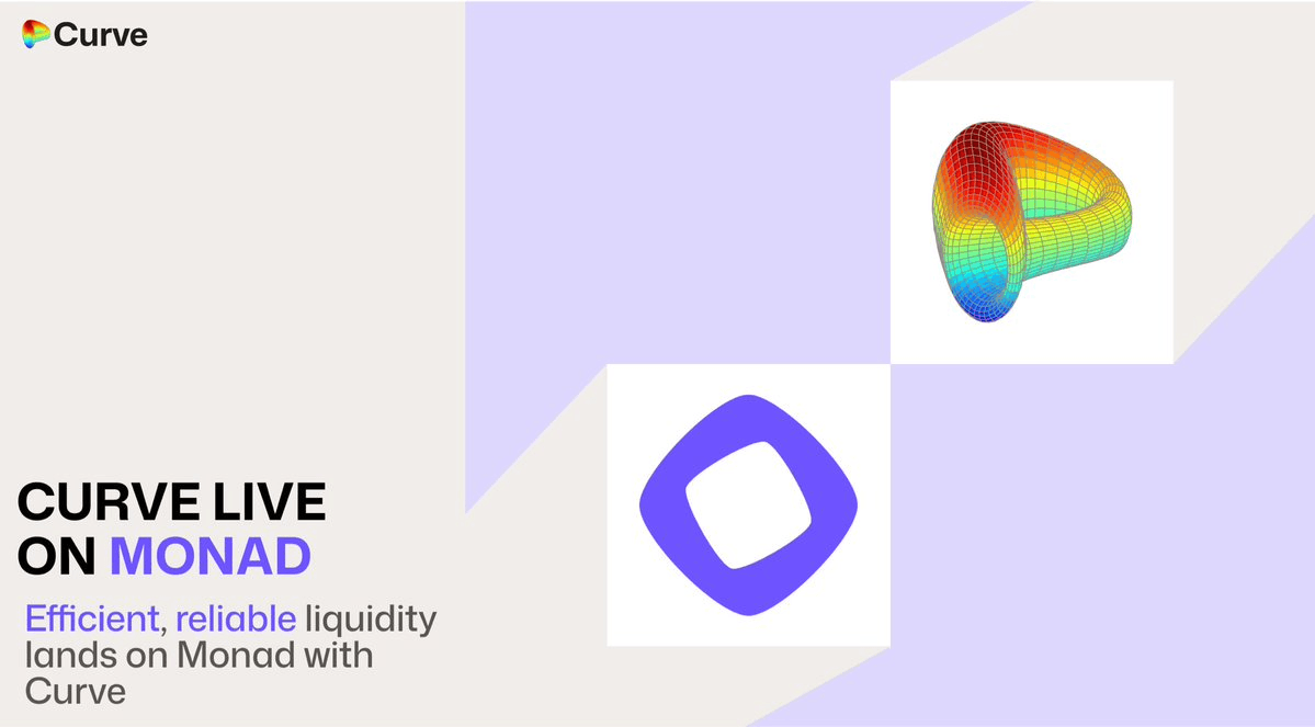 🔄 Curve Launches on Monad