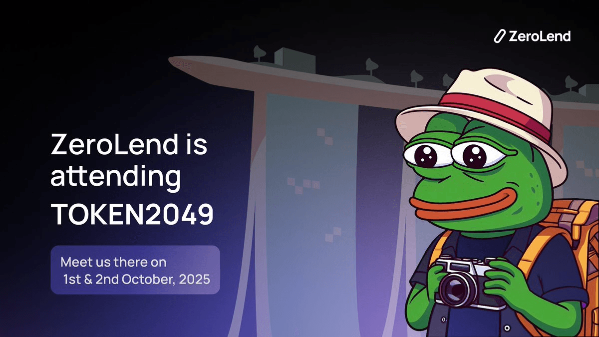 🇸🇬 ZeroLend Arrives in Singapore for Token2049